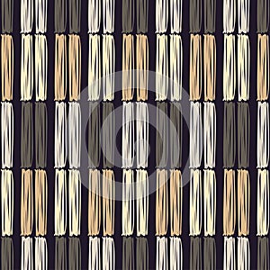 Seamless abstract geometric pattern. Mosaic texture. Brushwork. Hand hatching.