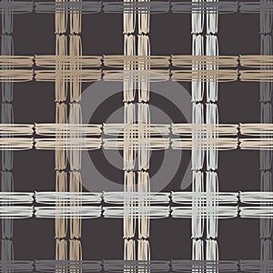 Seamless abstract geometric pattern. Mosaic texture. Brushwork. Hand hatching.