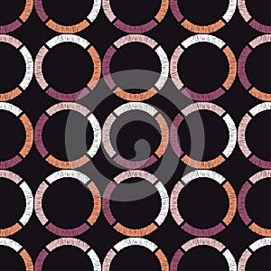 Seamless abstract geometric pattern. Mosaic texture. Brushwork. Hand hatching.