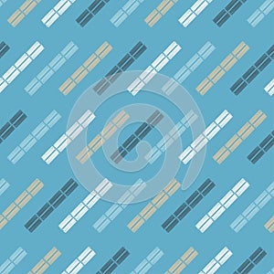 Seamless abstract geometric pattern. Mosaic texture. Brushwork. Hand hatching. Scribble texture.