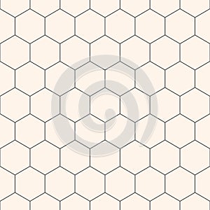 Seamless abstract geometric pattern. Subtle minimalist design with hexagon grid