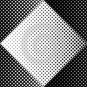 Seamless abstract geometrical monochrome square pattern background