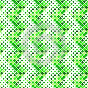 Seamless abstract green geometrical square pattern background design
