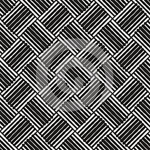 Seamless abstract hand drawn pattern. Vector freehand lines background texture. Ink brush strokes geometric design.