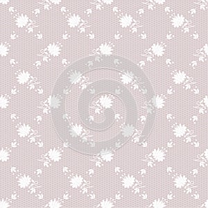 seamless abstract lace floral background