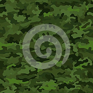 Seamless abstract military camouflage pattern vector for decor and textile.