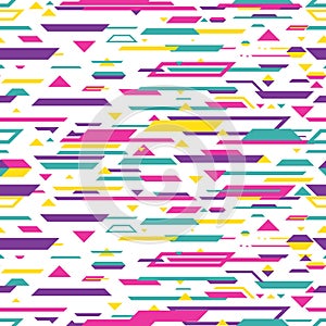 Seamless abstract pattern design background vector illustration photo