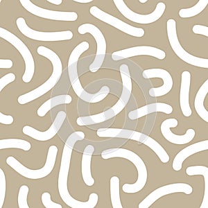 Seamless Abstract Pattern With Earth Tone Background Color