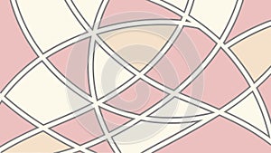 Seamless Abstract Pattern with Intersecting Curves, vector design Generative AI