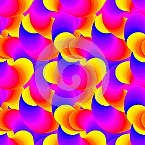 Seamless abstract pattern in vibrant colors.