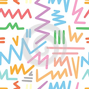 Seamless abstract pattern on white background.