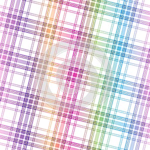 Seamless abstract rainbow checkered pattern with squares