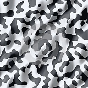 Seamless abstract texture of black and white ubran camo or leather