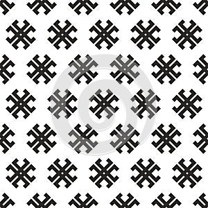 Seamless abstract tribal cross texture