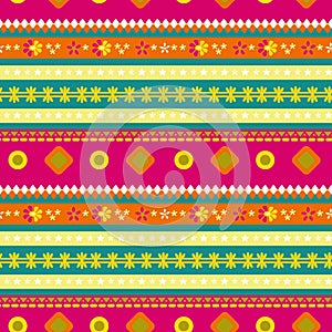 Seamless abstract tribal pattern