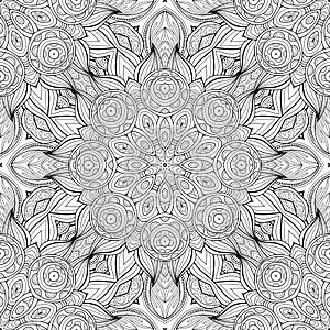 Seamless Abstract Tribal Pattern (Vector)