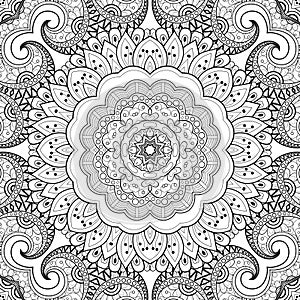 Seamless Abstract Tribal Pattern (Vector)