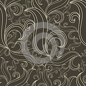 Seamless abstract twirl pattern