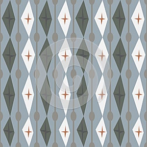 Seamless abstract vector pattern daimond tile background photo