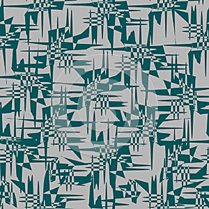 Seamless abstract vector pattern in grunge style