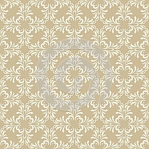 Seamless abstract vintage orient pattern photo