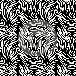 Seamless abstract wild exotic animal print.Leopard, zebra,gepard, tiger striped pattern.