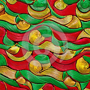 Seamless African Kente Fabrics Textures - Pattern 4k