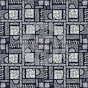 Seamless African pattern. Ethnic pattern on the carpet.