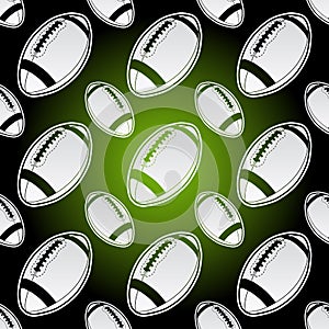 Seamless american football balls