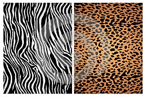 Seamless animal patterns