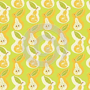 Seamless apple pattern