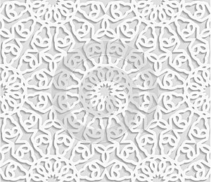 Seamless arabic geometric pattern, east ornament, indian ornament, persian moti