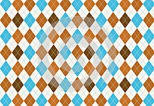 Seamless Argyle diamond harlequin pattern texture background.