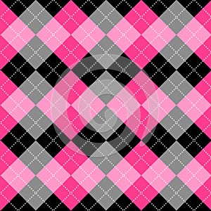 Seamless argyle pattern