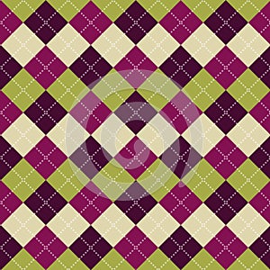 Seamless argyle pattern