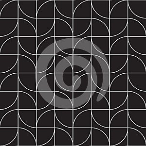 Seamless Art Deco geometric line pattern background