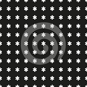 Seamless asterisk pattern texture background