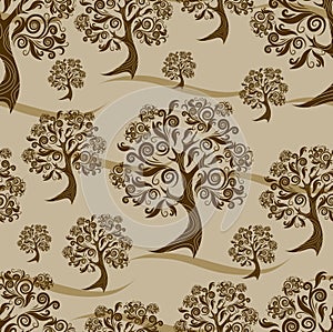 Seamless autumn pattern. Thanksgiving