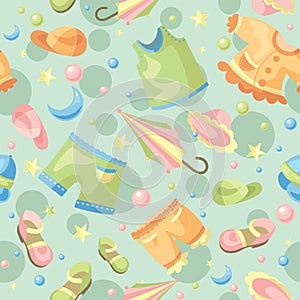 Seamless baby background