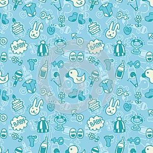 Seamless baby pattern