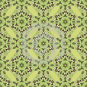 Seamless background with abstract ethnic pattern.