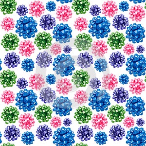 Seamless Background Bows