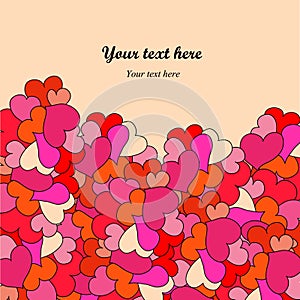 Seamless background with clouds