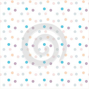 Seamless background of colored circles.
