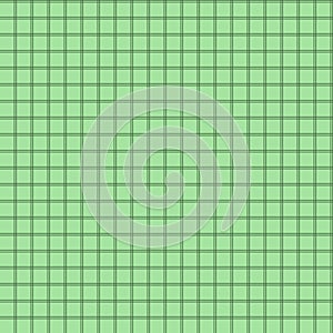 Seamless background of colored grid green mosaic