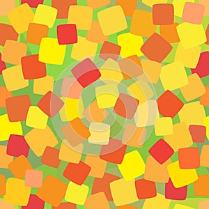 Seamless background with coloured squares