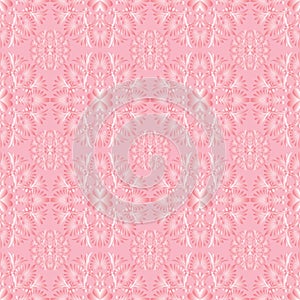 Seamless background delicate pink vegetative pattern