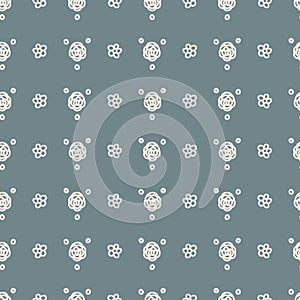 Seamless background flower gender neutral pattern. Whimsical minimal earthy 2 tone color. kids nursery wallpaper or boho