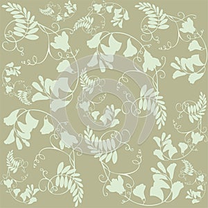 Seamless background from a flowers ornament, fashi