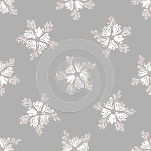 Seamless background gender neutral flower pattern. Whimsical minimal earthy 2 tone color. kids nursery wallpaper or boho